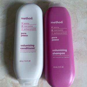 Method Volumizing Shampoo and Conditioner Set - Pink and White